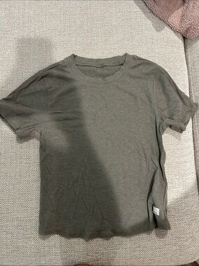 Basic Crewneck Tee in Olive Green